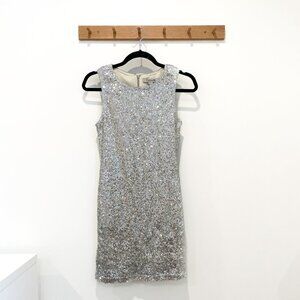 Silver Sequin Dress Size S
